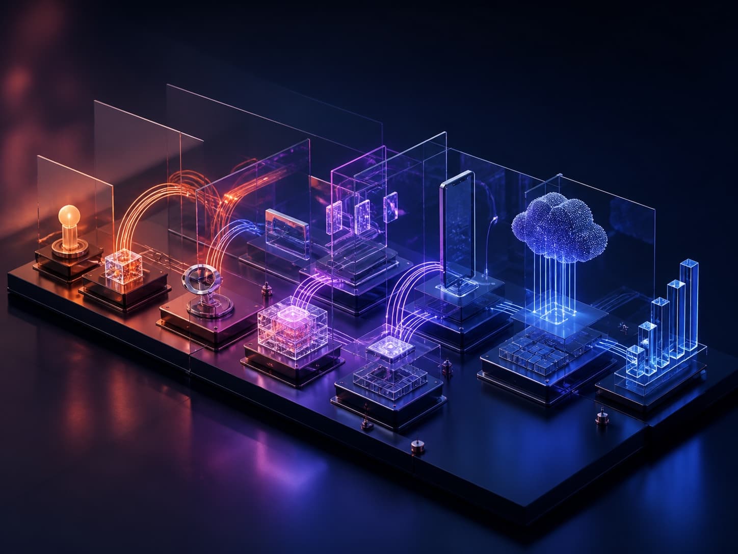 Content and digital services flowing through a connected multi-channel technology ecosystem