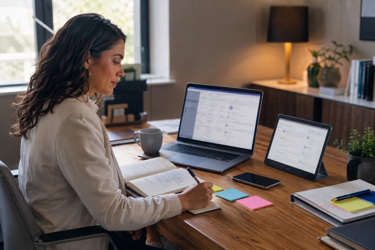 Account specialist working from a unified view of customer relationships and activity