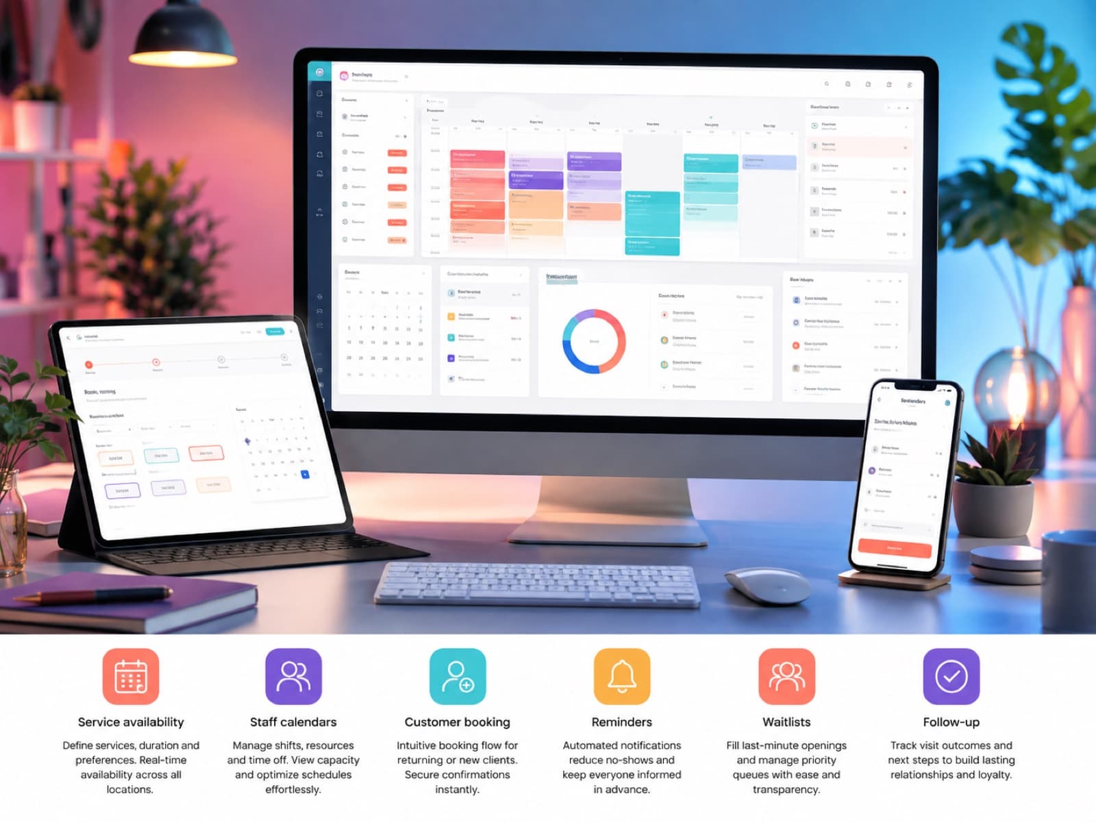 inventory management platform visual showing connected workflows, users, data, and integrations