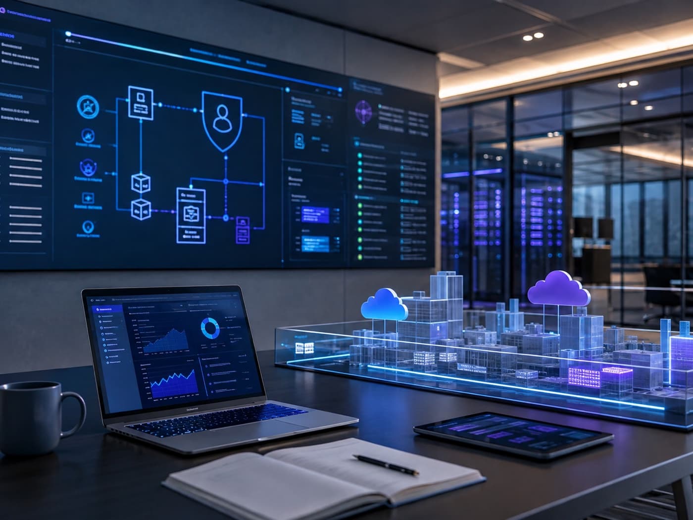 Migrated workloads running in a monitored, cost-optimized cloud landing zone